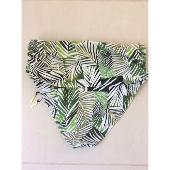 Bleu Rod Beattie Swim Bikini Bottom High Waist Tropical Swimwear - Picture 5 of 8